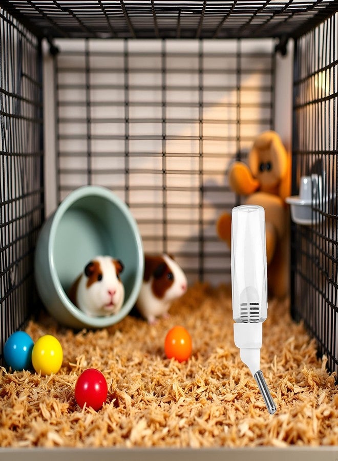 Tnyvm 80 ml- No Drip Water Dispenser for Small Animals - Transparent Hanging Bottle for Rabbits, Guinea Pigs, Hamsters, Mice, and Ferrets - Leak Proof with Filter, Water Bottles - Image 5